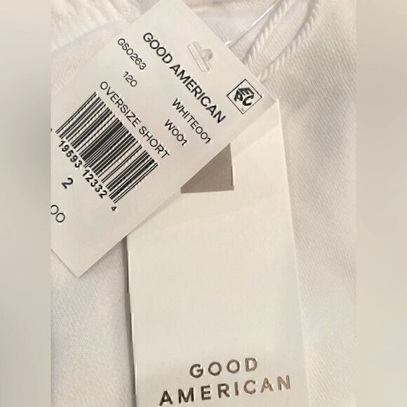 NWT Good American Oversized Terry Shorts Size 2 (M) - Picture 4 of 10